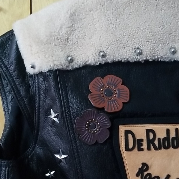 Coach leather vest SLV custom 215523JAX size 4 - Picture 12 of 16